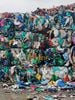 HDPE bottle on bales Mix colors