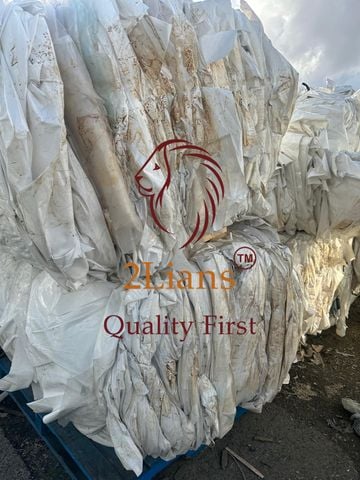  LLDPE Film on bales White 