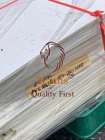  PVC  Sheet Ivory & Grey 