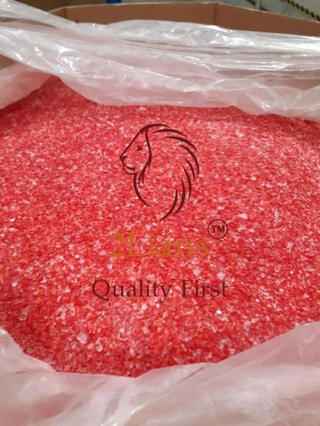  PMMA  Regrind  Transparent & Red 