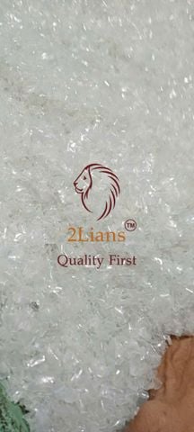  PET  Hot washed bottle flakes transparent 