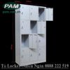 Tủ locker 12 ngăn 4 tầng 3 khoang