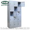 Tủ locker 15 ngăn 5 tầng 3 khoang