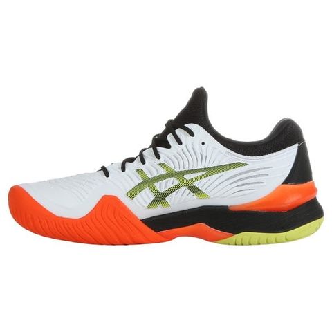 GIÀY TENNIS ASICS COURT FF 2 WHITE/BLACK/ORANGE (1041A083.100)