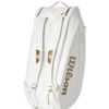 TÚI TENNIS WILSON FEDERER DNA 12 Pack White/Gold