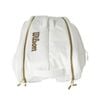 TÚI TENNIS WILSON FEDERER DNA 12 Pack White/Gold