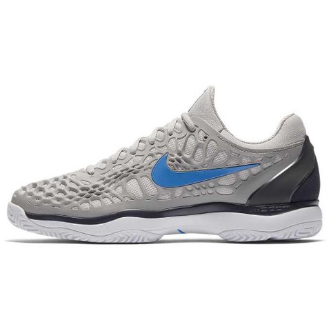 GIÀY TENNIS NADAL NIKE ZOOM CAGE 3 GREY/BLUE (918193-049)