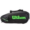 TÚI TENNIS WILSON TOUR  V9 ĐEN XANH