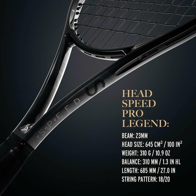Head speed pro legend 310g　 310mm Head Speed Pro Legend 2024 - World Tennis Miami
