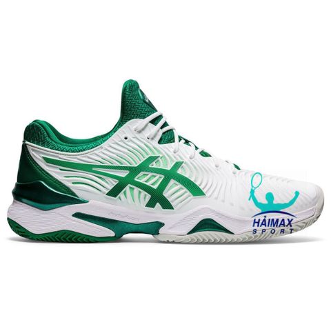 Giầy Tennis Asics Court FF Novak White/Kale (1041A089-104)