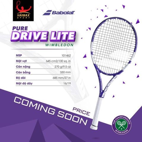 Vợt Tennis Babolat Pure Drive Lite 270g (16x19)