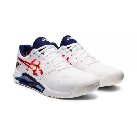 Giầy Tennis Asics Gel Challenger 13 L.E White/Classic Red 1041A288.110