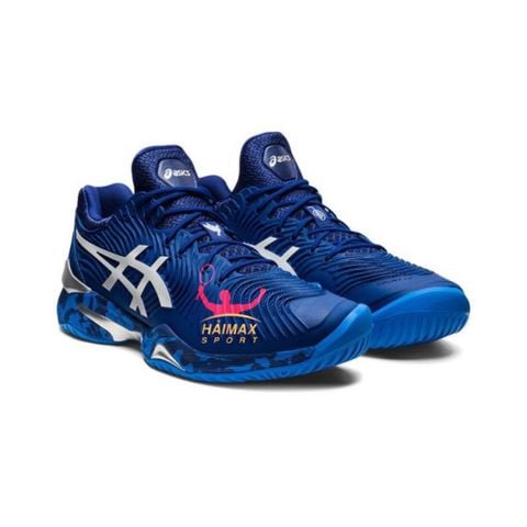 Giầy Tennis Asics Court FF Novak Blue Print/White 1041A089.403