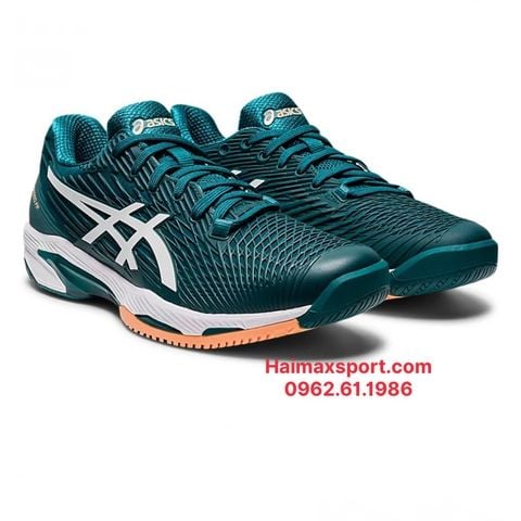 Giầy Tennis Asics Solution Speed FF 2 Velvet Pine/White 1041A182.300