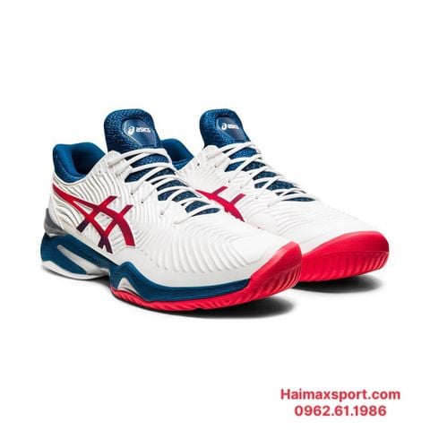 Giầy Tennis Asics Court FF 2 White/Mako Blue 1041A083.102