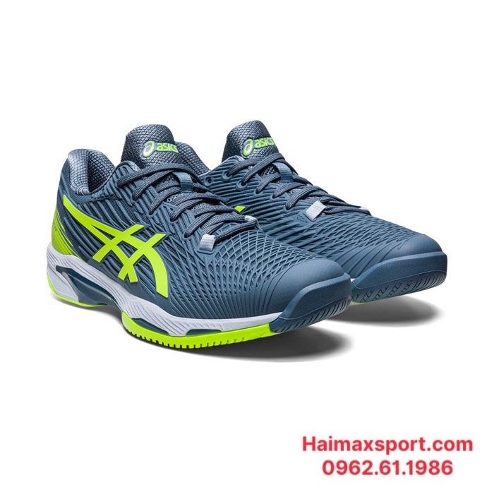 Giầy Tennis Asics Solution Speed FF 2 Steel Blue/Haza Green 1041A182.402