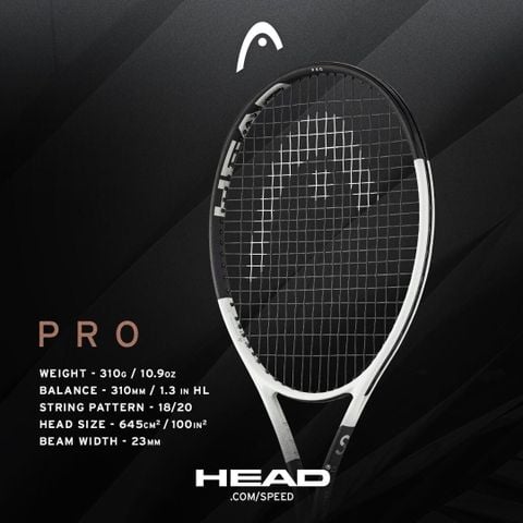 Vợt Tennis Head Speed PRO 2024 310g (18 x 20)