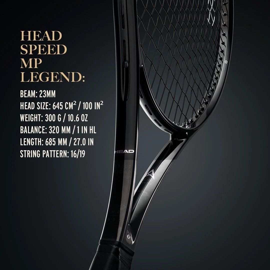 Vợt Tennis Head Speed MP Legend 300g 2024 (16x19 Vợt Tennis Head Speed MP Legend 300g 2024 (16x19