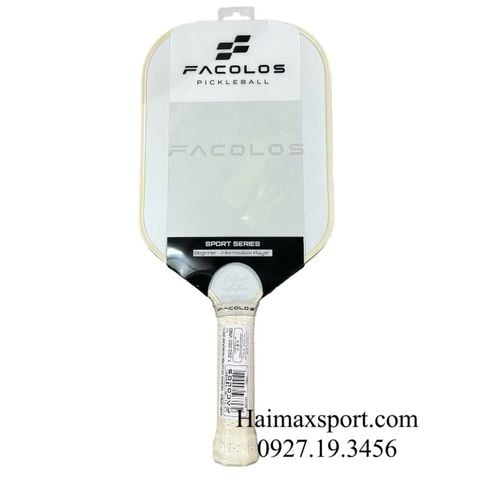 Vợt Pickleball Facolos Colorfull Sport Series - Màu Trắng