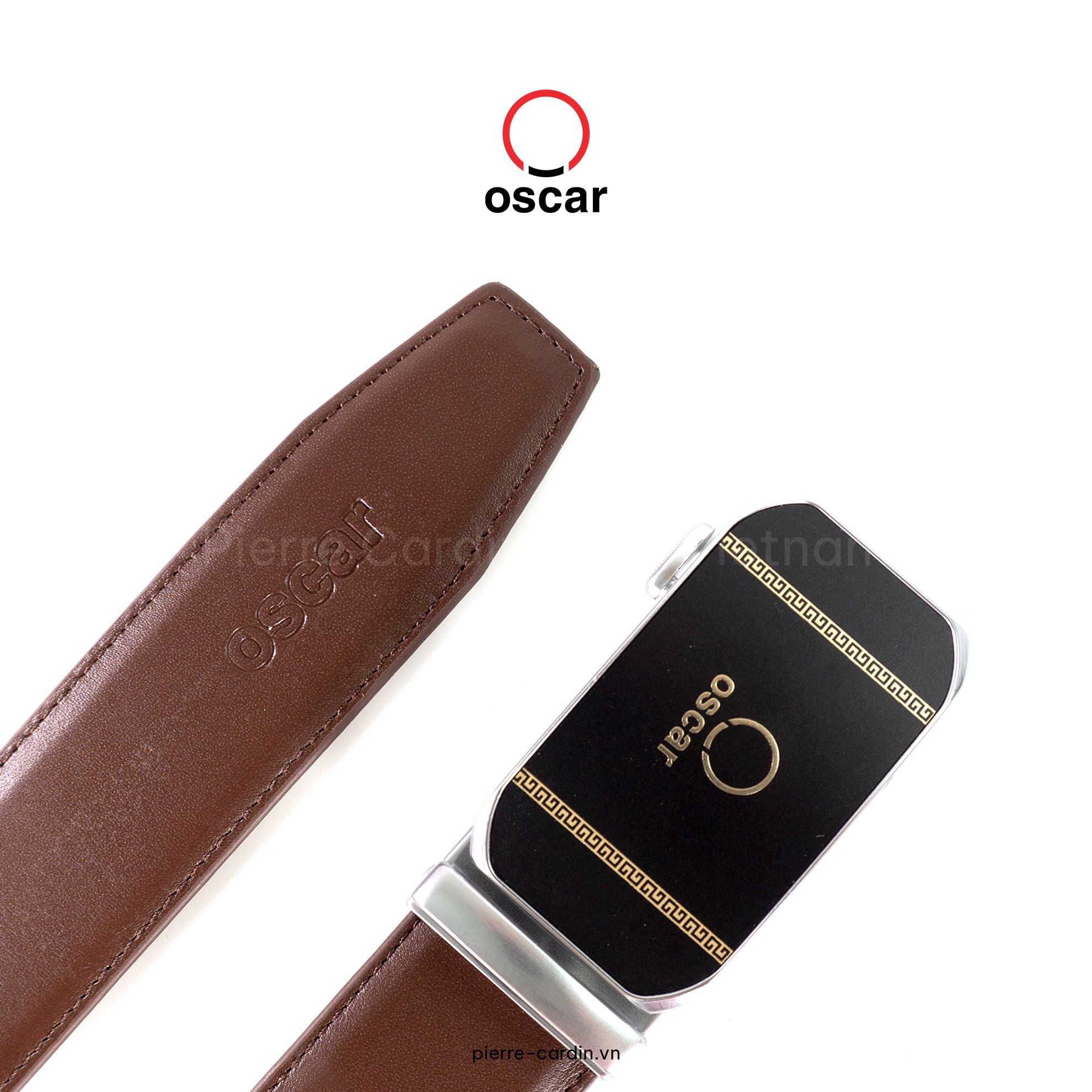 Pierre Cardin Paris Vietnam: Thắt Lưng Khóa Tự Động Oscar Fashion - OCMBLAI 037 (SILVER-BROWN)