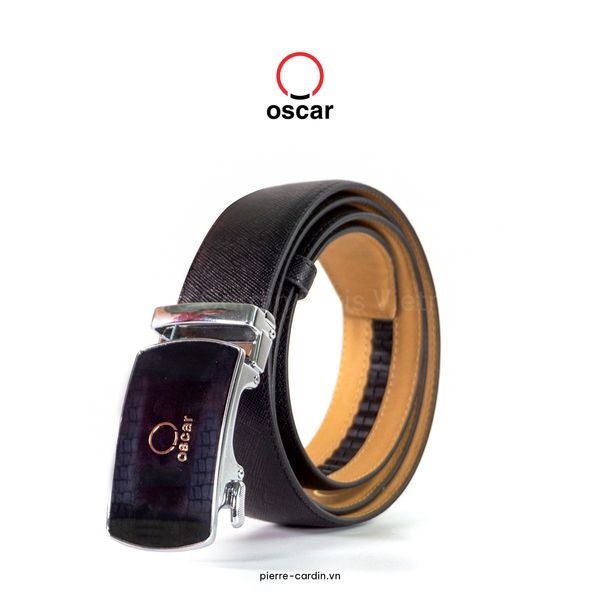 Thắt Lưng Da Bò Saffiano Oscar Fashion - OCMBLAI 043