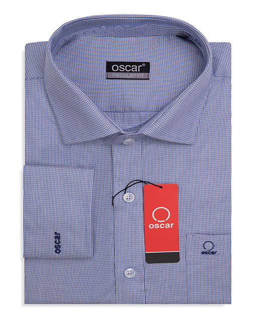 Áo sơ mi nam Oscar tay dài OCMSCLDBLU 007