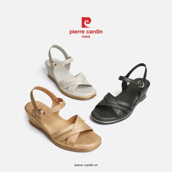 Sandals Cao Gót Phong Cách Comfort Pierre Cardin - PCWFWSI 269