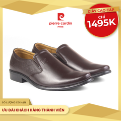 [RE-NEW] Giày Lười Cổ Điển Pierre Cardin - PCMFWLH 781 (BROWN)