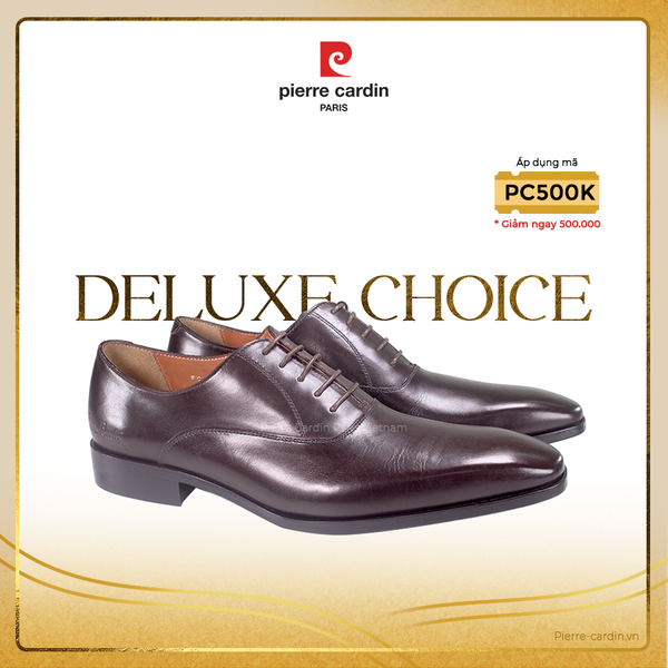 [RE-NEW] Giày Classic Oxford Da Bò Ý Pierre Cardin - PCMFWLH 360