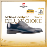 [BLUE BLOOD] Giày Classic Oxford Đế Da Cao Cấp Pierre Cardin - PCMFWLE 330