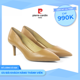 Giày Nữ Cao Gót Mũi Nhọn Da Thật Pierre Cardin - PCMFWLH 241 (+6cm)