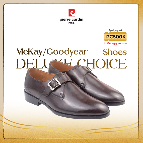 Giày Single Monkstrap Cao Cấp Pierre Cardin - PCMFWLH 367