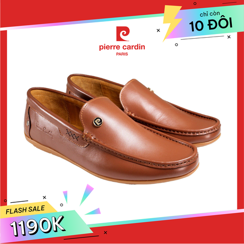 Giày Mọi Da Cổ Điển Pierre Cardin - PCMFWLF 739 (NAVY)