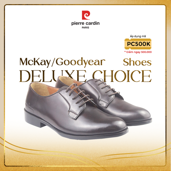 [SUPREME] Giày Derby Cao Cấp Da Bò Ý Pierre Cardin - PCMFWLH 366