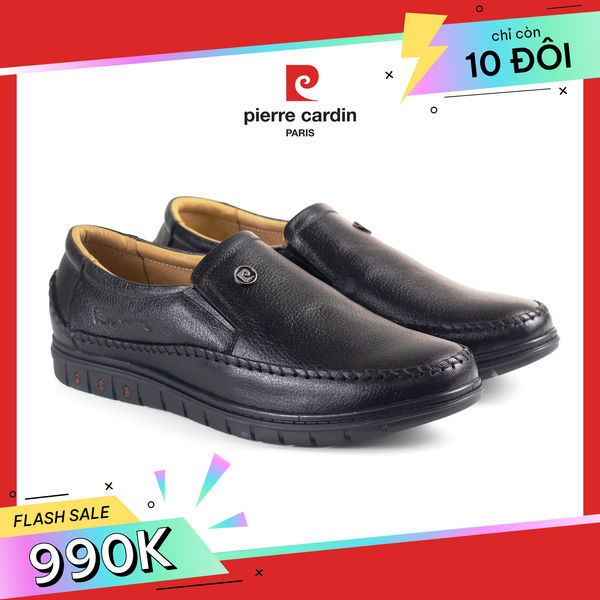 [MẪU ĐỘC QUYỀN] Giày Black Loafer Pierre Cardin - PCMFWLG 083