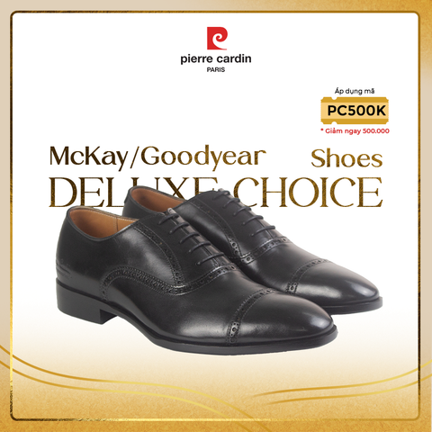 Giày Brogue Oxford Pierre Cardin - PCMFWLF 401 (BLACK)