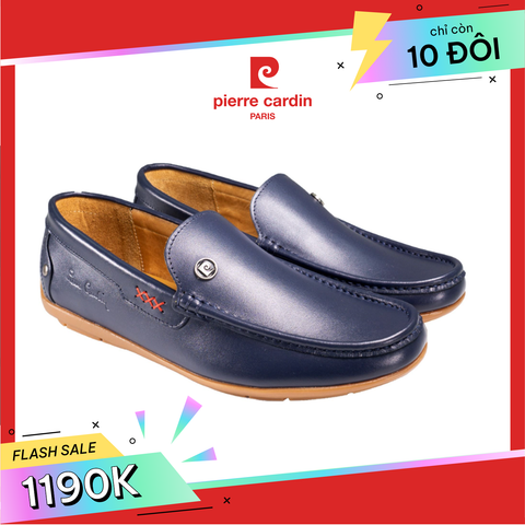 Giày Mọi Da Cổ Điển Pierre Cardin - PCMFWLF 739 (NAVY)