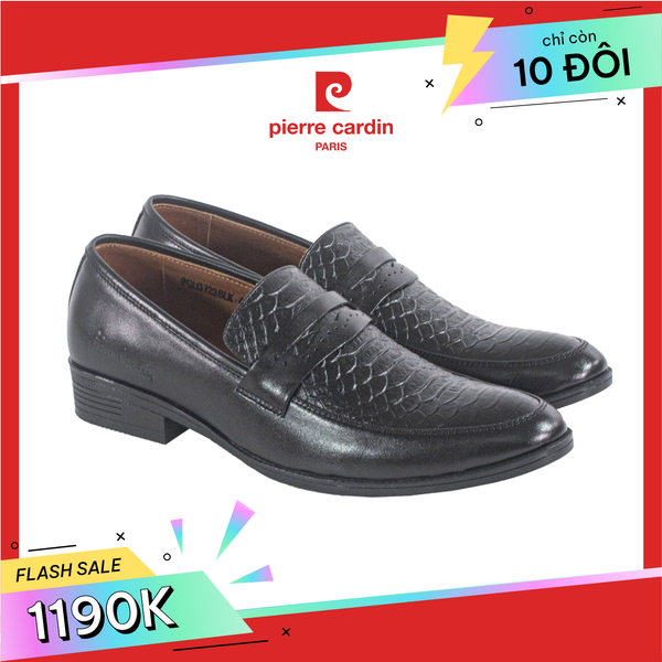 Giày Penny Loafer Vân Cá Sấu Pierre Cardin - PCMFWLG 723