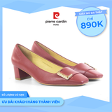 [RE-NEW] Giày Nữ Cao Gót Da Thật Pierre Cardin - PCWFWLH 240 (+4,5cm)