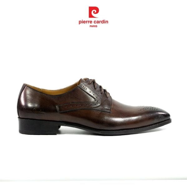 Giày Brogue Derby Đế Da Pierre Cardin - PCMFWLG 349