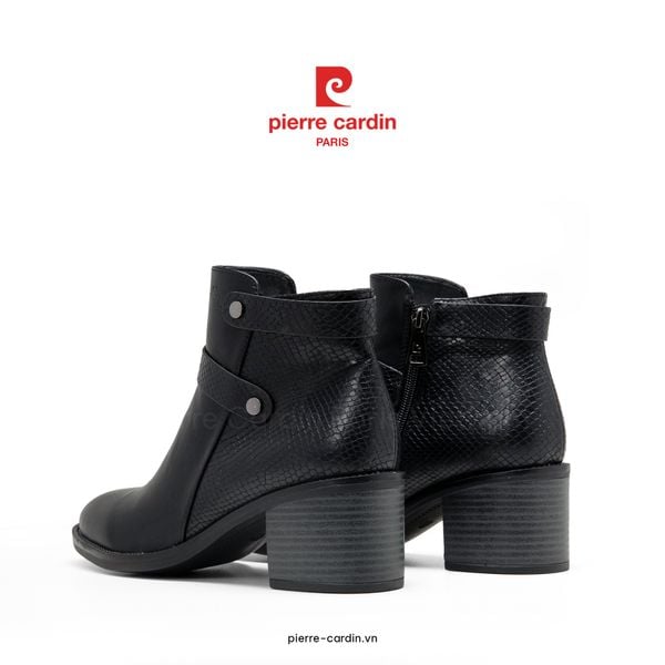 Giày Boot Nữ Cổ Thấp Phong Cách Miền Viễn Tây Pierre Cardin - PCWFWSI 268 (+6cm)