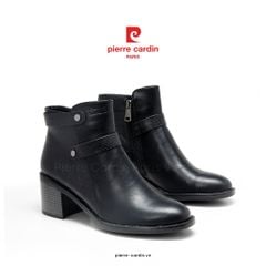Giày Boot Nữ Cổ Thấp Phong Cách Miền Viễn Tây Pierre Cardin - PCWFWSI 266 (BLACK)