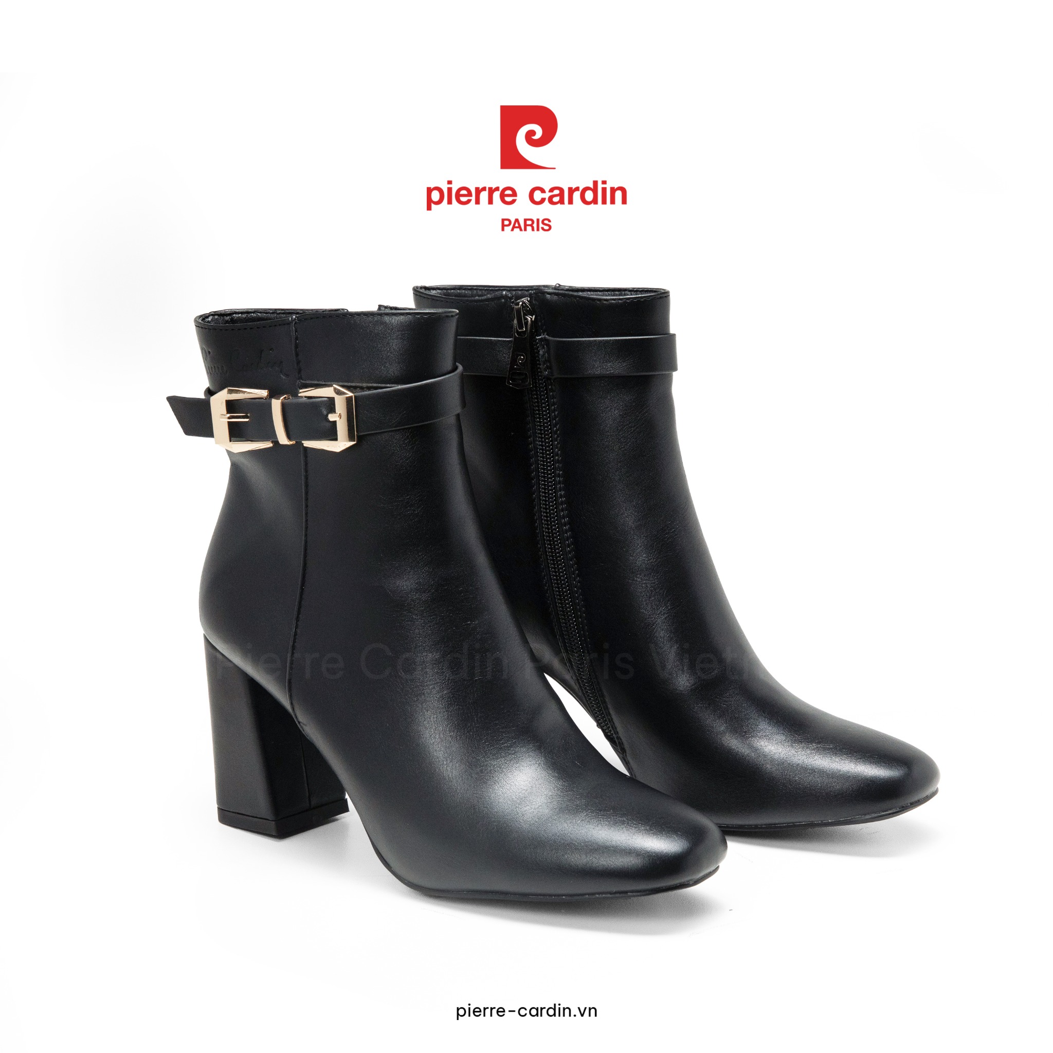 Giày Boot Nữ Cổ Trung Phong Cách Quyến Rũ Pierre Cardin – PCWFWSI 267 (+8cm)