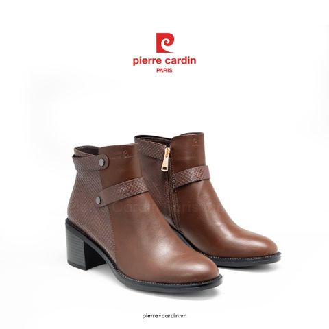 Giày Boot Nữ Cổ Thấp Phong Cách Miền Viễn Tây Pierre Cardin - PCWFWSI 266 (BLACK)
