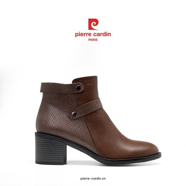 Giày Boot Nữ Cổ Thấp Phong Cách Miền Viễn Tây Pierre Cardin - PCWFWSI 268 (+6cm)
