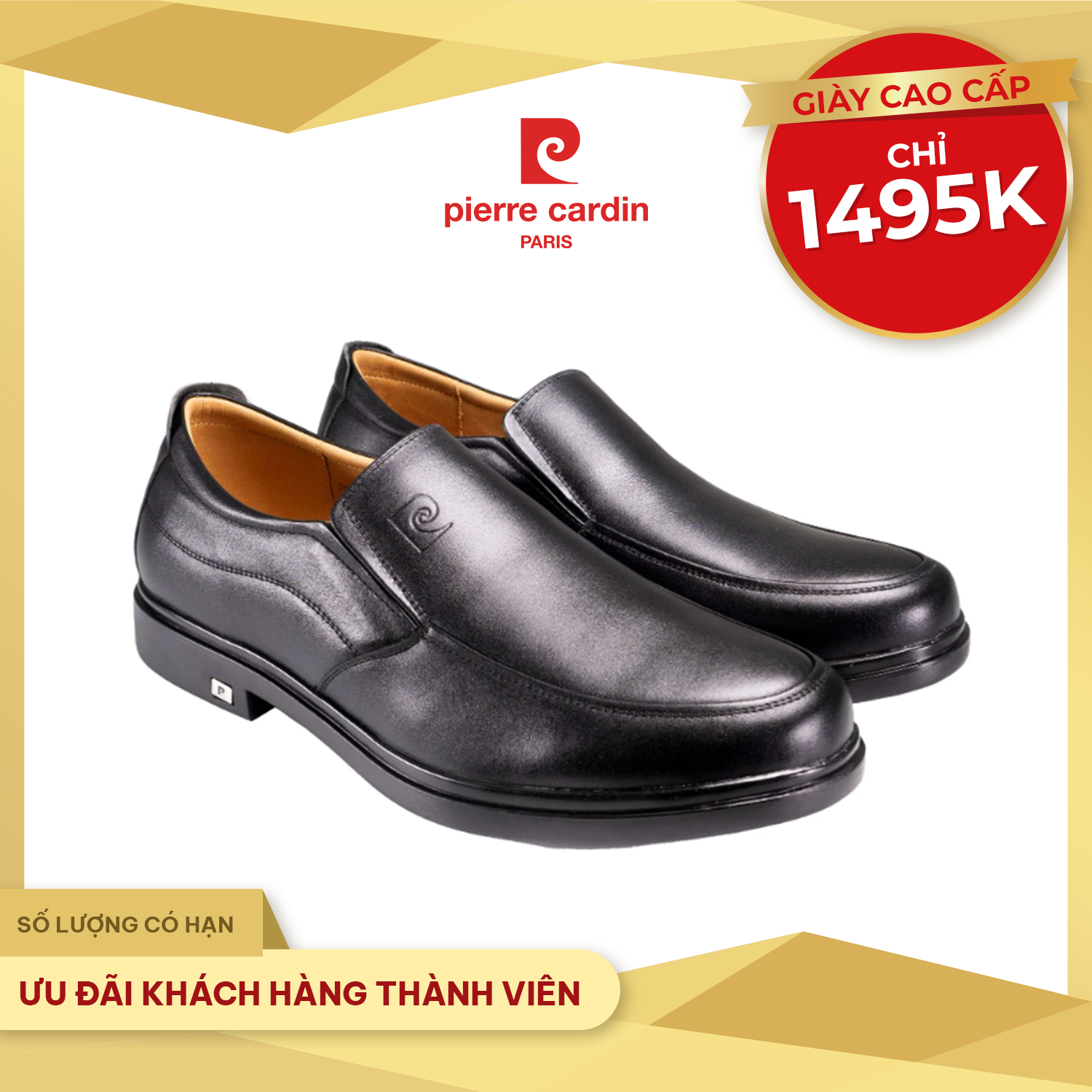 [MẪU ĐỘC QUYỀN] Giày Loafer Phong Cách Cổ Điển Pierre Cardin – PCMFWLG 702