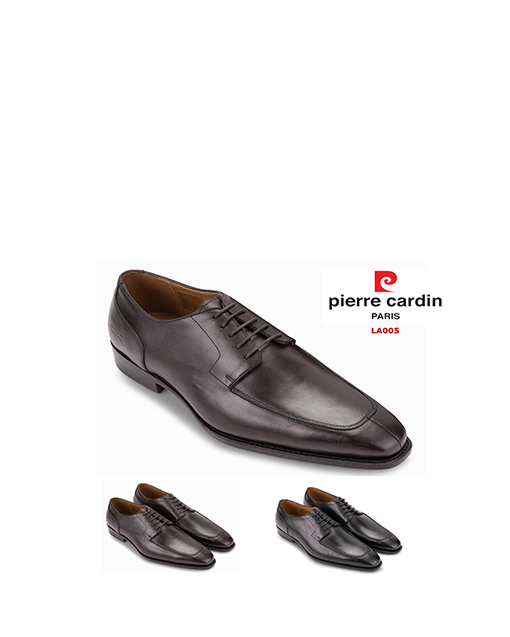 Hình ảnh Giày Da Pierre Cardin Brown Derby - PCMFWLA005 Hình ảnh Giày Da Pierre Cardin Brown Derby - PCMFWLA005