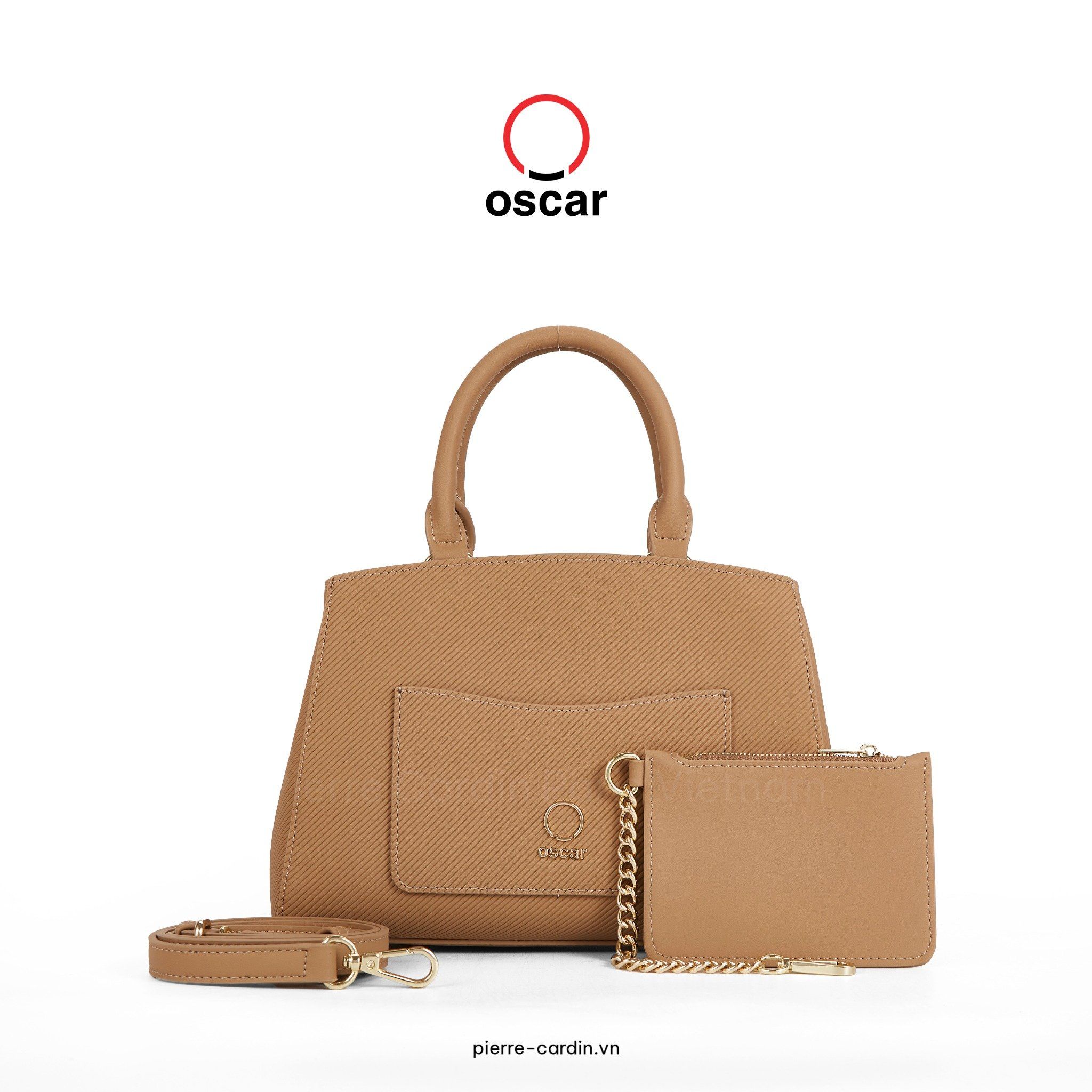 Pierre Cardin Paris Vietnam | Túi Xách Nữ Phong Cách Cổ Điển Oscar Fashion - OCWHBSI 100 (BEIGE)