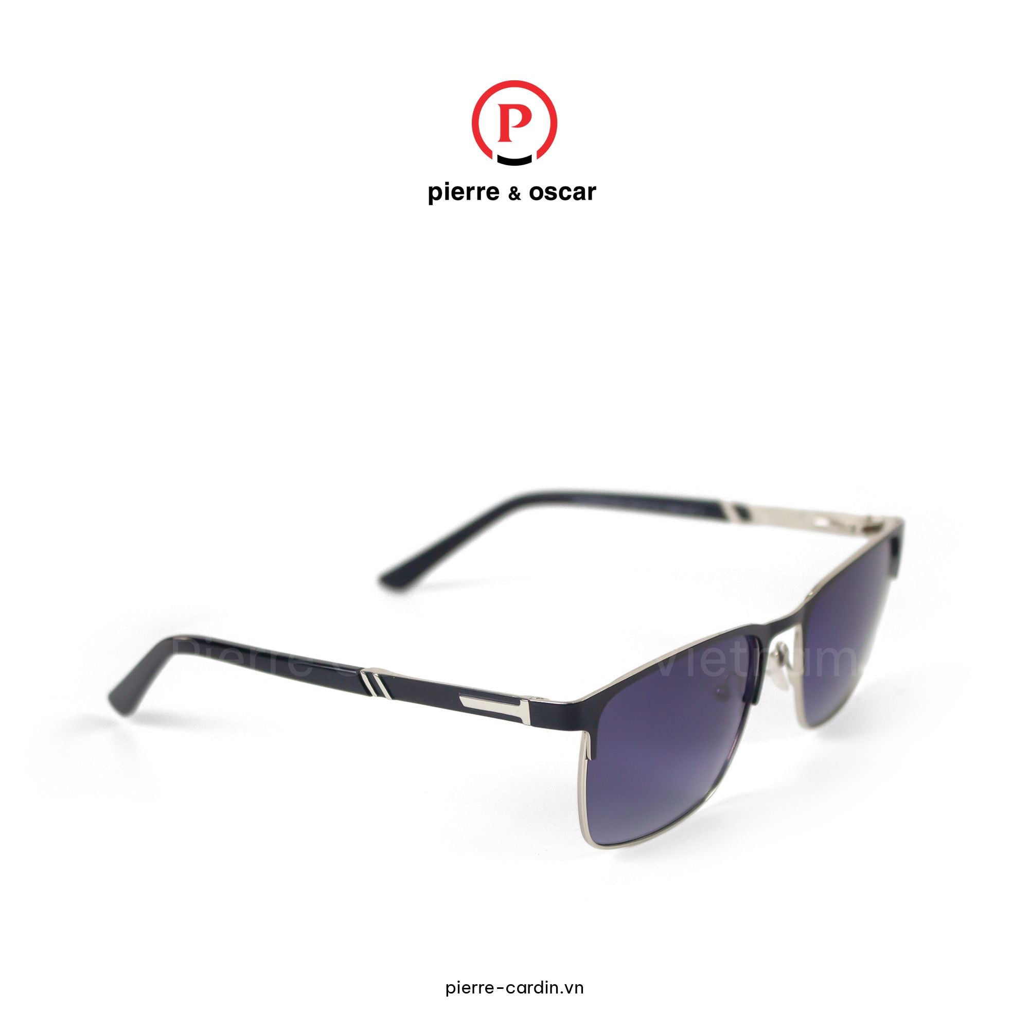 Pierre Cardin Paris Vietnam: Mắt Kính Nam Cao Cấp Pierre&Oscar - POMSGSH012BLK