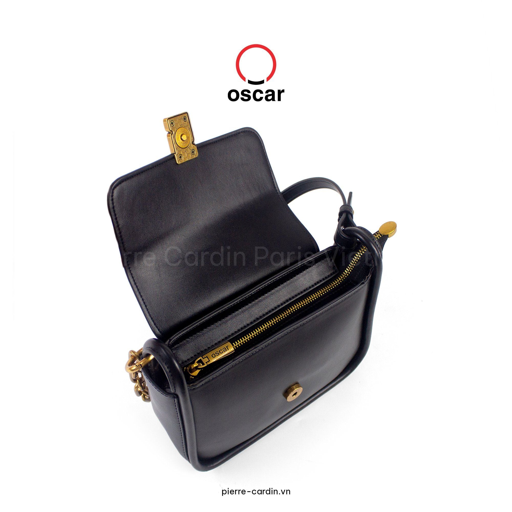 Pierre Cardin Paris Vietnam: Túi Xách Nữ Thời Trang Oscar Fashion - OCWHBSI 090 (BLACK)